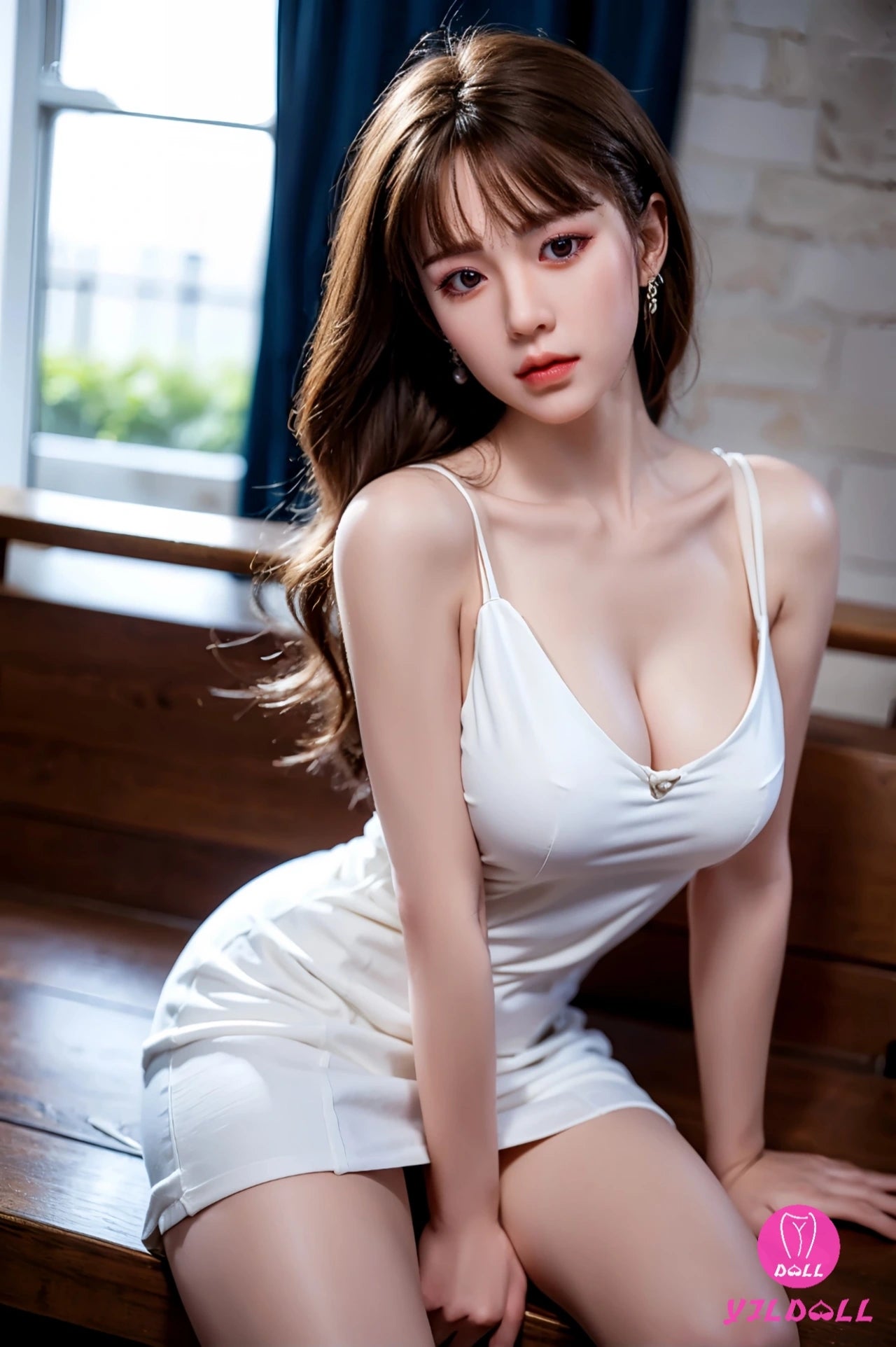 Mikaela poupée sexuelle (YJL Doll 168cm E-Cup # 401 TPE + Silicone)