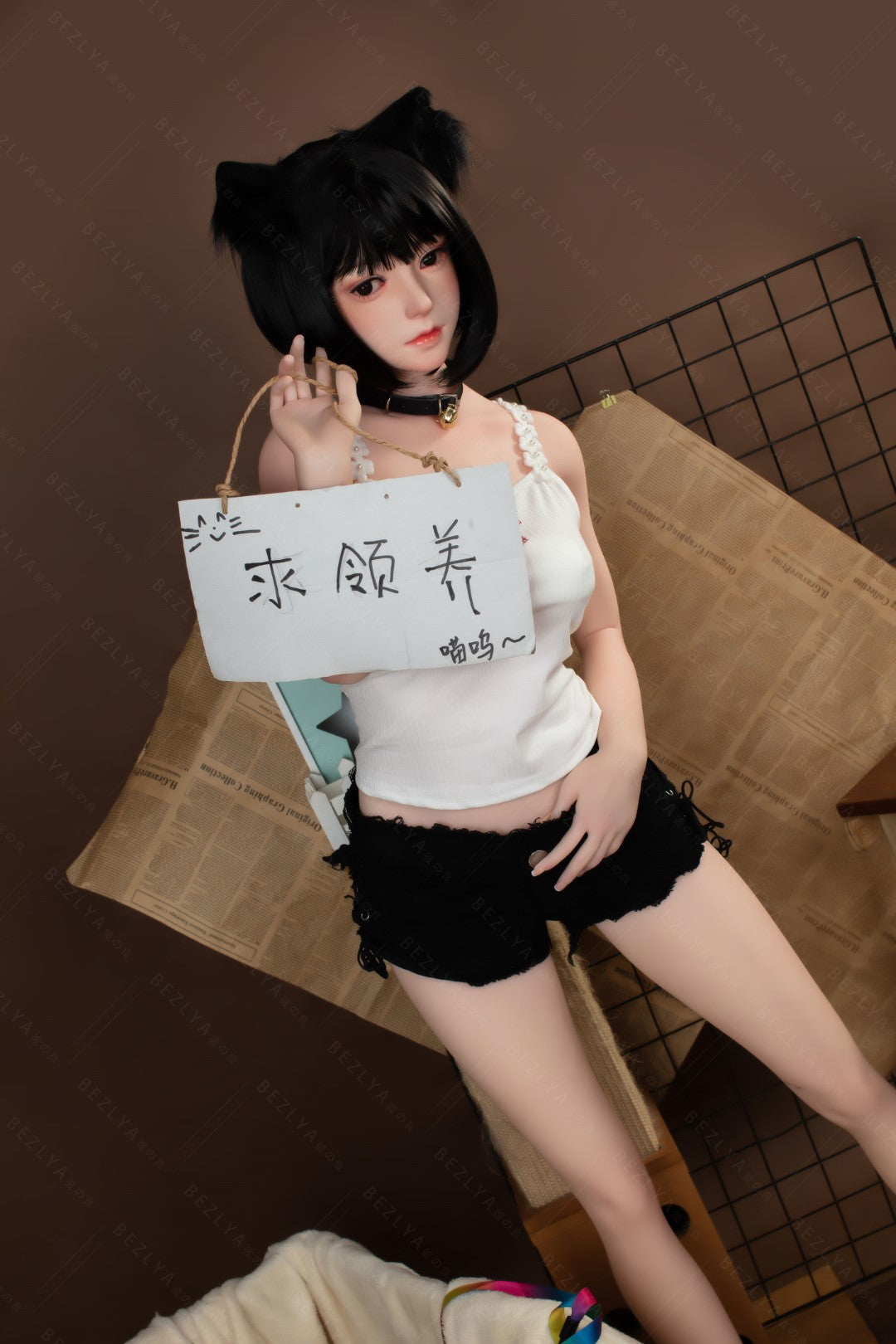 Campanule poupée sexuelle (Bezlya Doll Bonnet F 155 cm 2.0 TPE+Silicone)