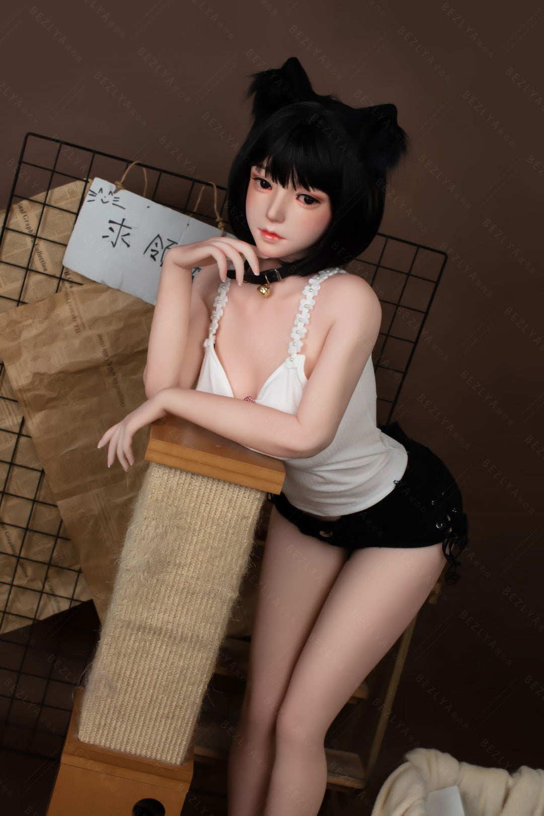 Campanule poupée sexuelle (Bezlya Doll Bonnet F 155 cm 2.0 TPE+Silicone)