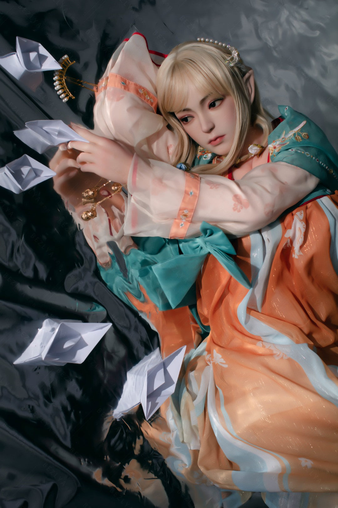 Pensée poupée sexuelle (Bezlya Doll 160 cm bonnet C 2.0 TPE+Silicone)