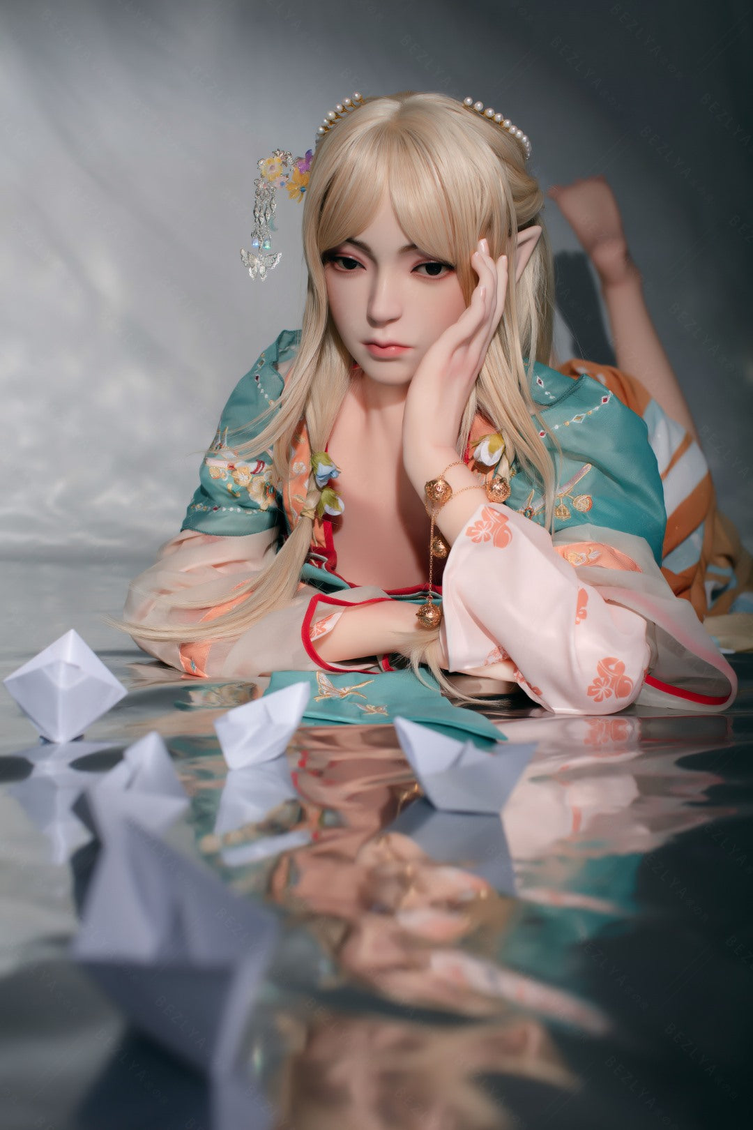 Pensée poupée sexuelle (Bezlya Doll 160 cm bonnet C 2.0 TPE+Silicone)