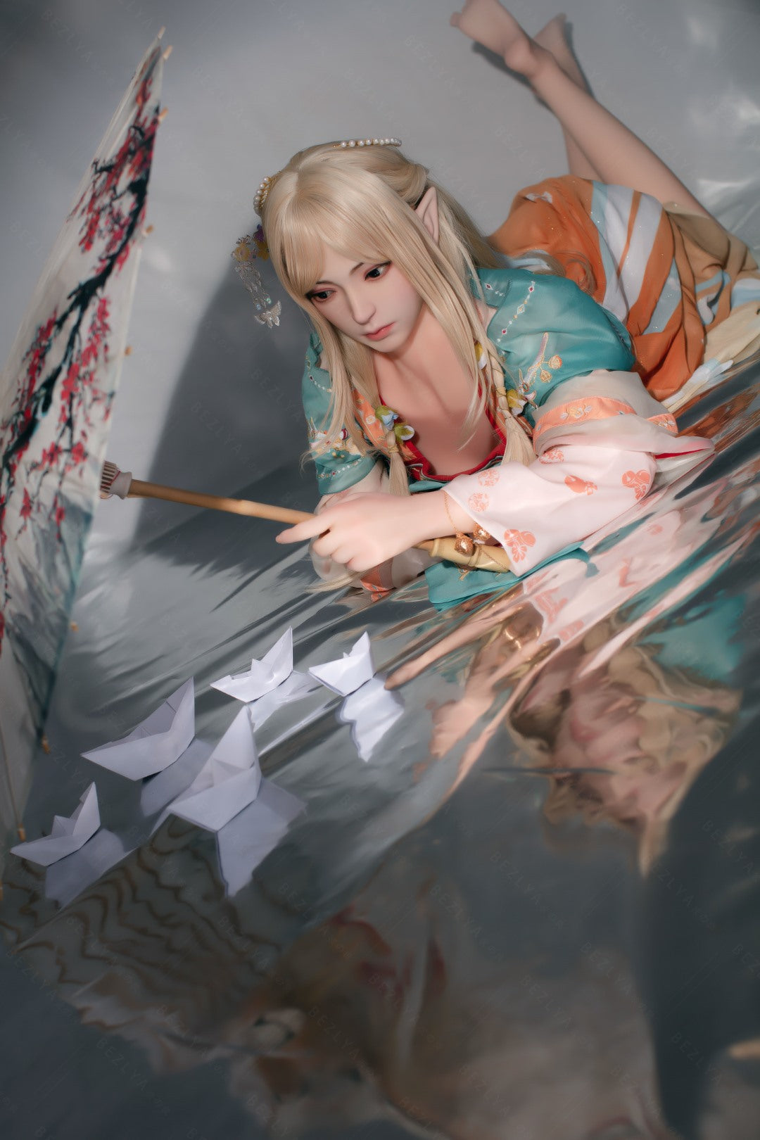 Pensée poupée sexuelle (Bezlya Doll 160 cm bonnet C 2.0 TPE+Silicone)