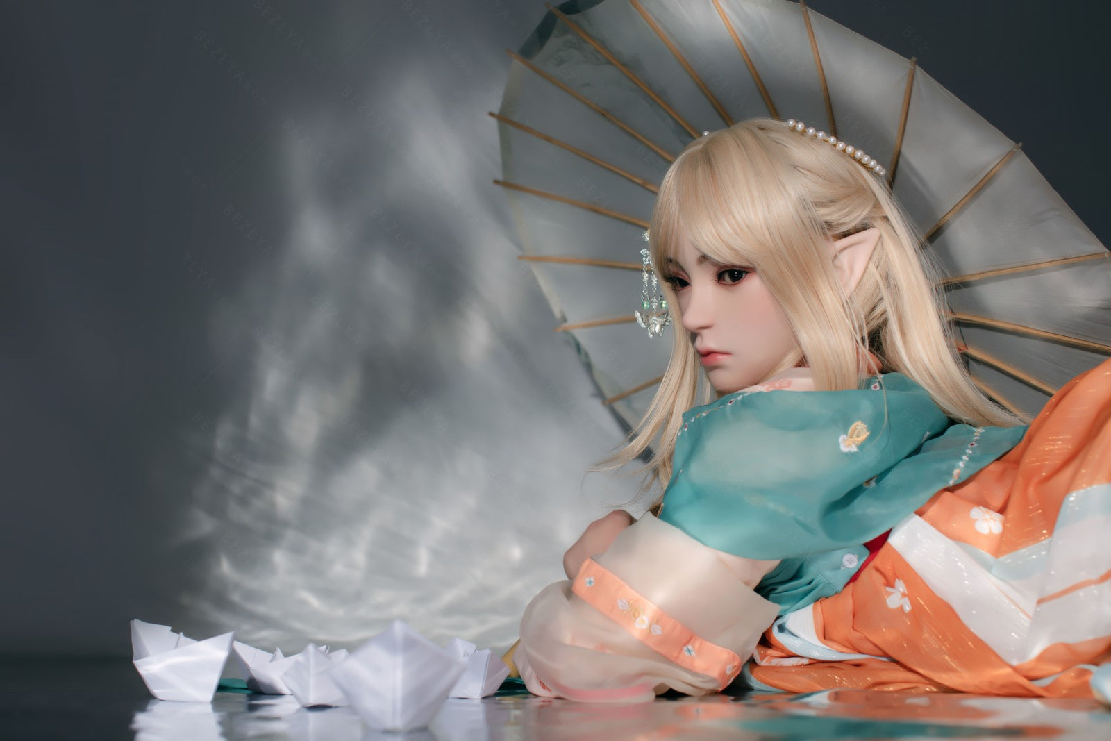 Pensée poupée sexuelle (Bezlya Doll 160 cm bonnet C 2.0 TPE+Silicone)