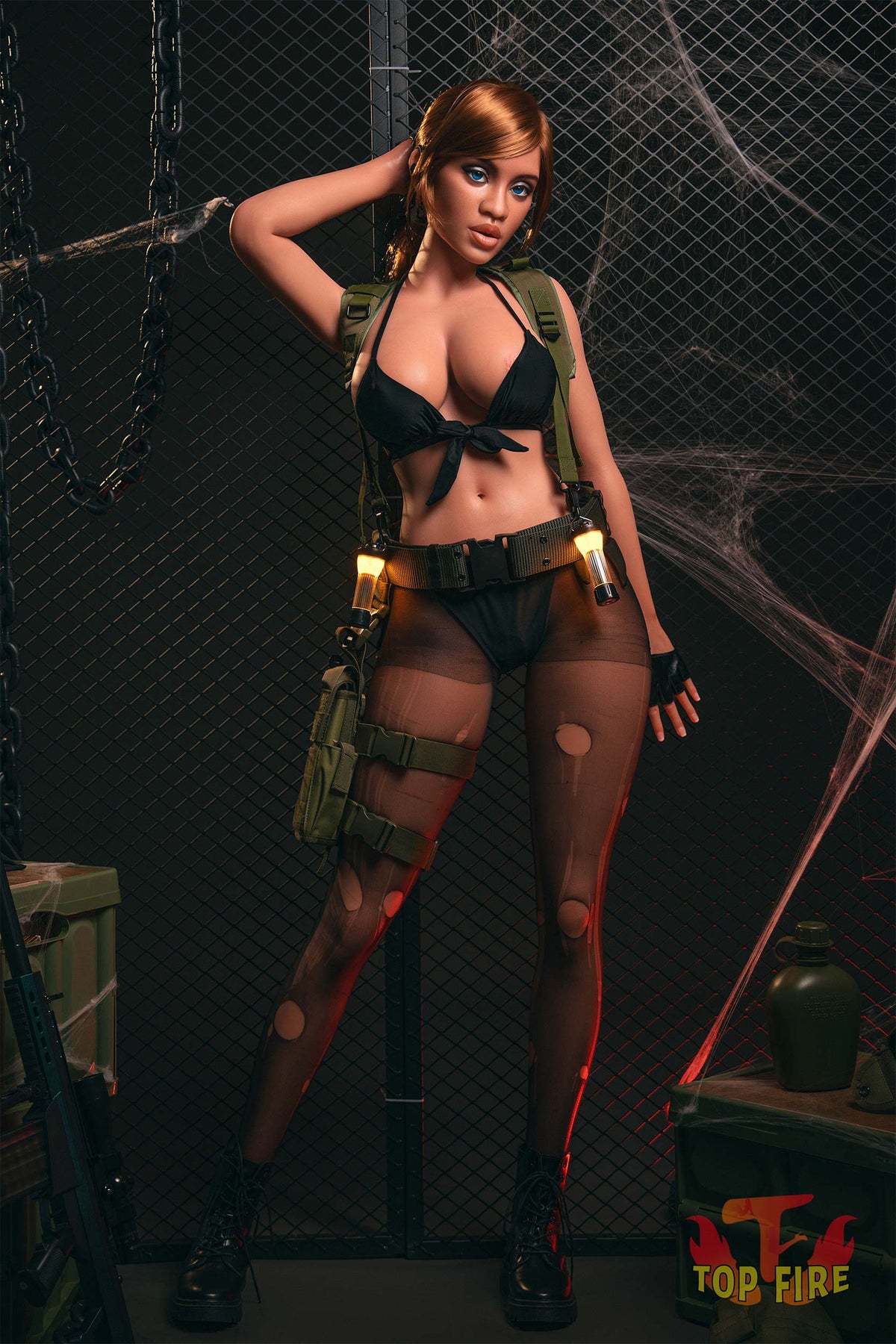 Hédy poupée sexuelle (Top Fire Doll 163cm Bonnet G T04 Silicone)