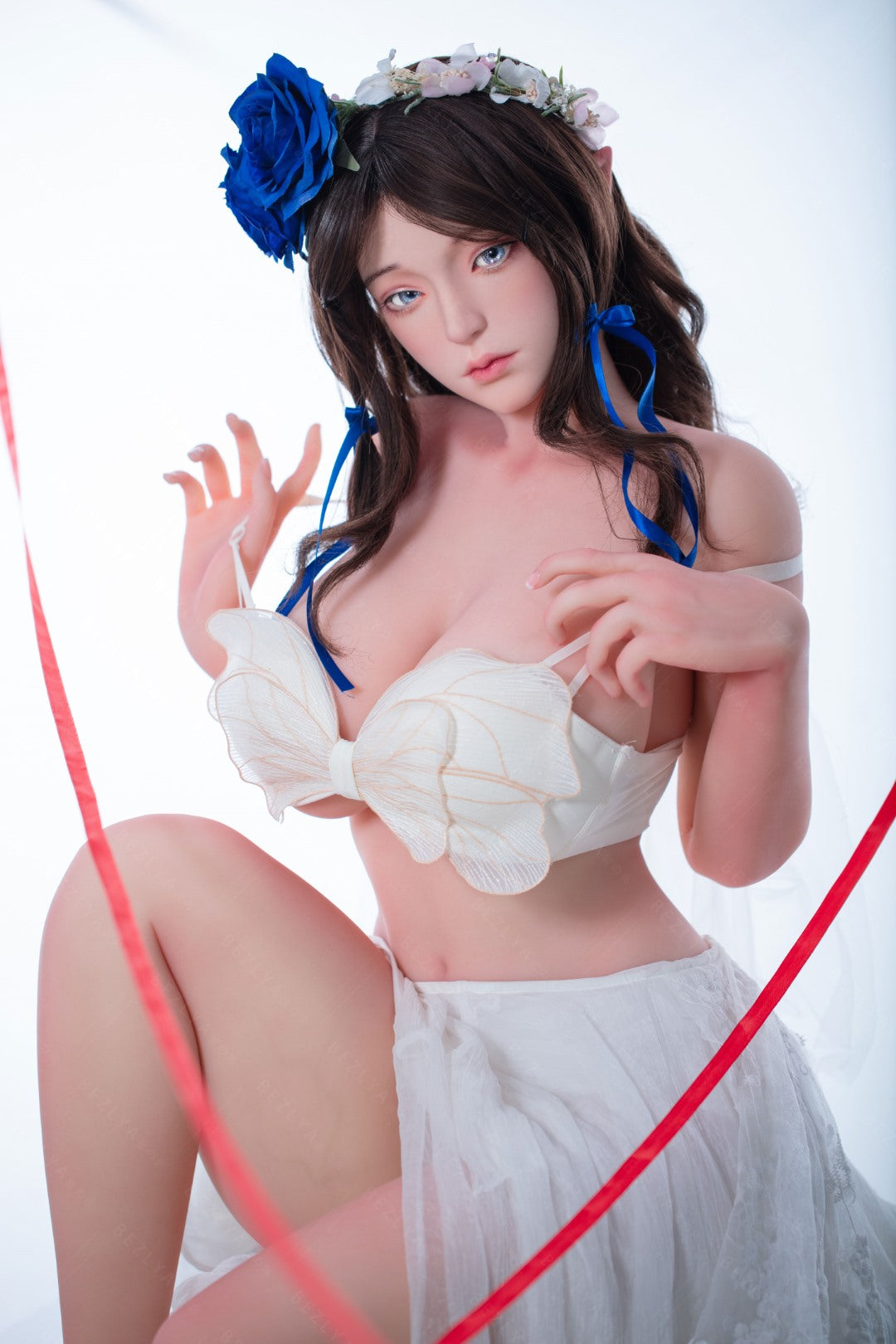 Pensée poupée sexuelle (Bezlya Doll Bonnet F 155 cm 2.0 TPE+Silicone)