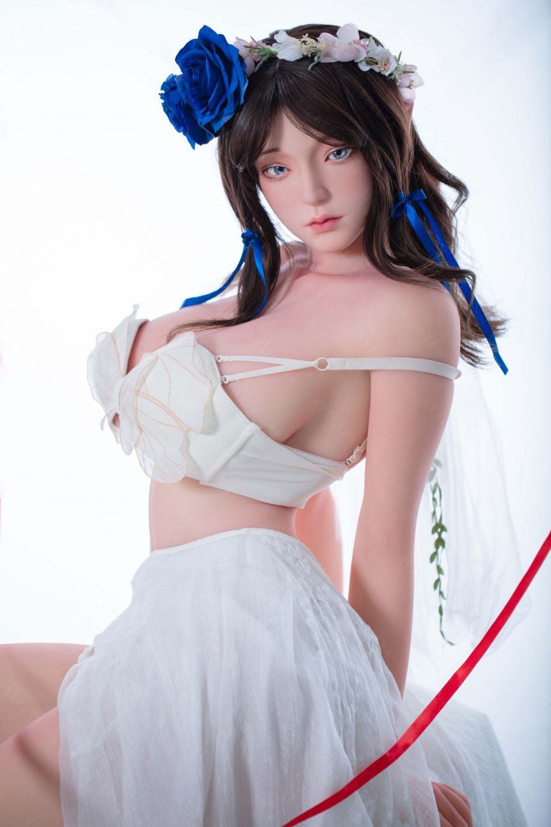 Pensée poupée sexuelle (Bezlya Doll Bonnet F 155 cm 2.0 TPE+Silicone)