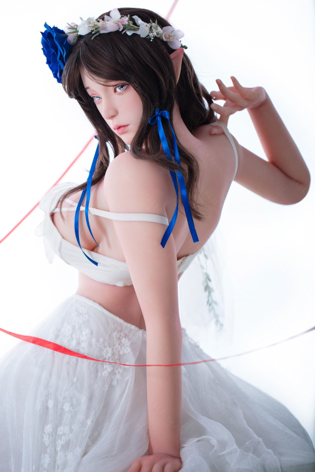 Pensée poupée sexuelle (Bezlya Doll Bonnet F 155 cm 2.0 TPE+Silicone)