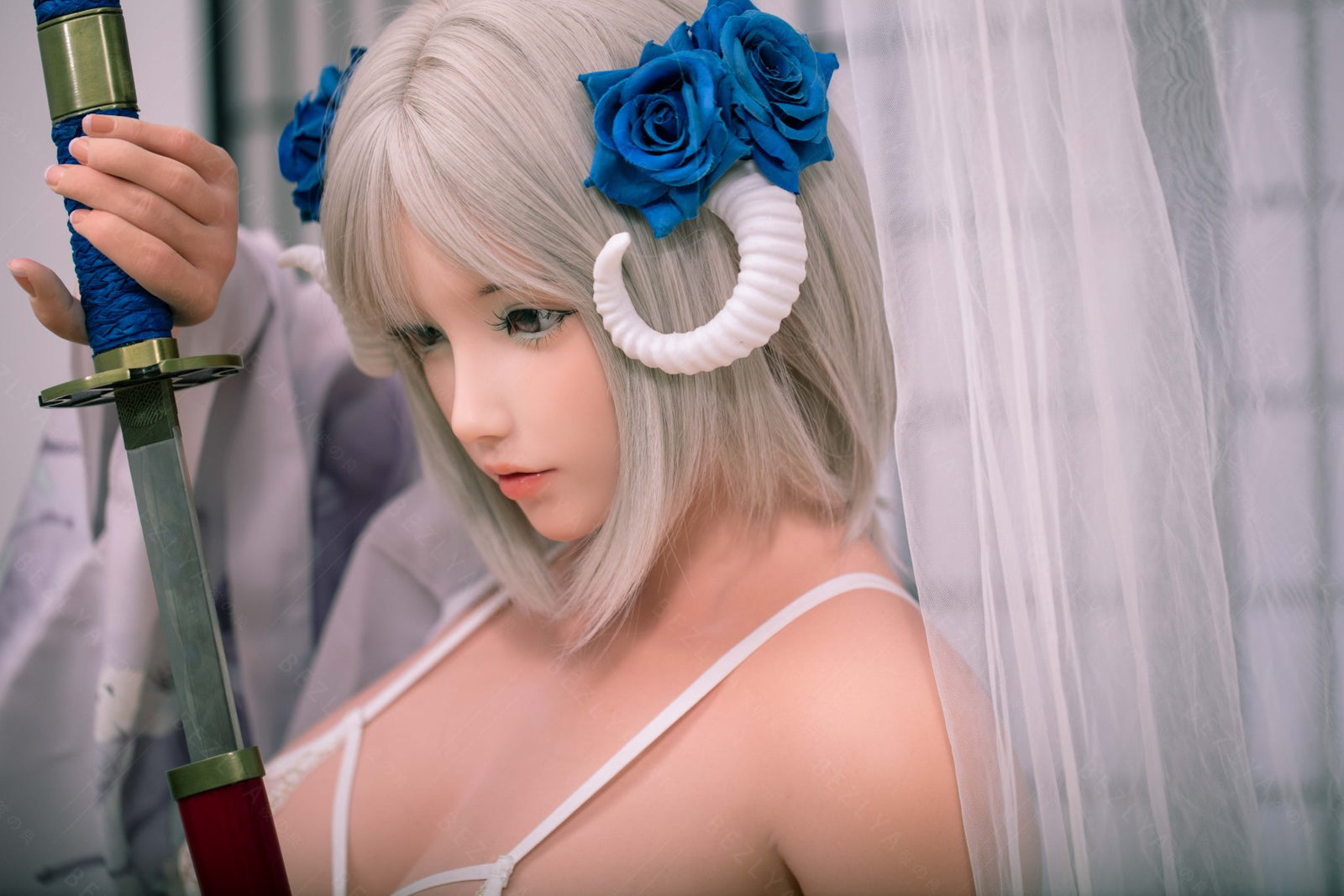 Cyrtenthère poupée sexuelle (Bezlya Doll 160 cm bonnet G 2.1 Silicone)