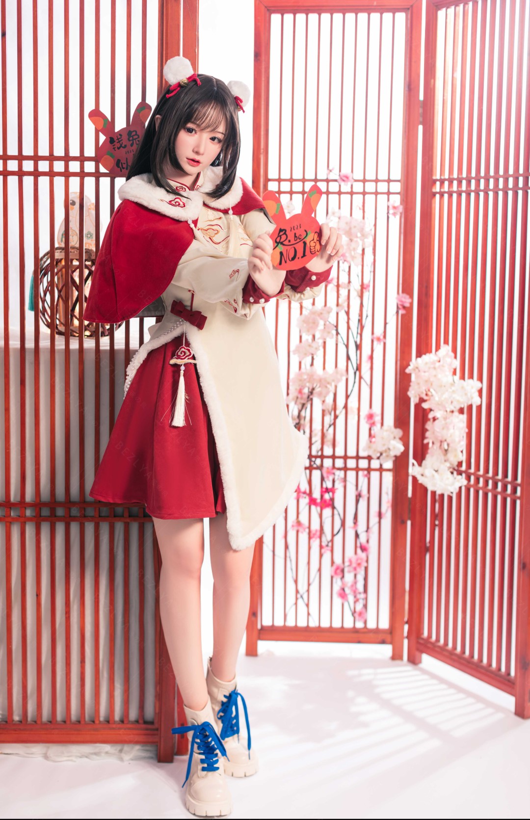 Platycodone poupée sexuelle (Bezlya Doll 163 cm (E-cup 2.2 Silicone)