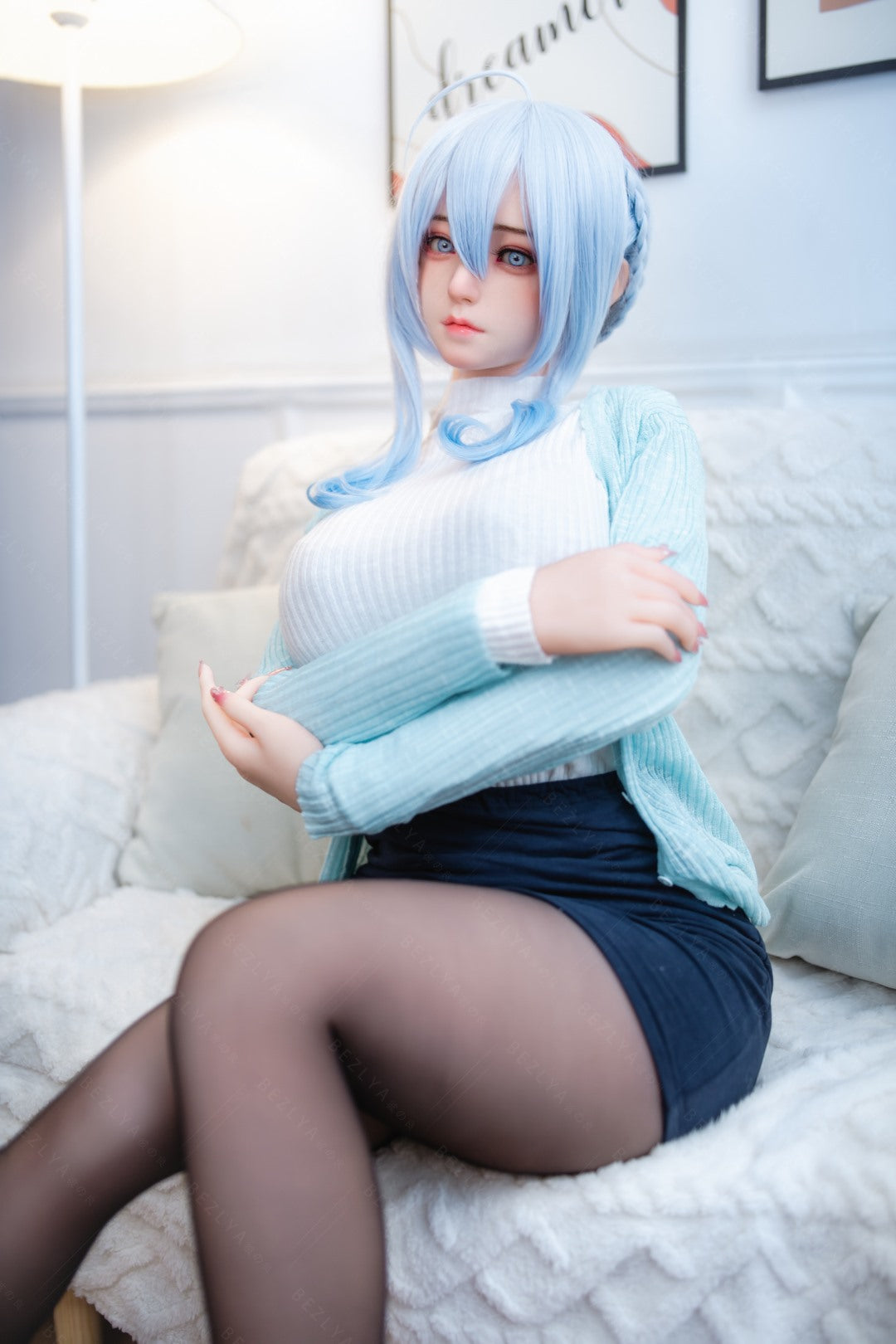 Campanule poupée sexuelle (Bezlya Doll Bonnet F 155 cm 2.0 TPE+Silicone)