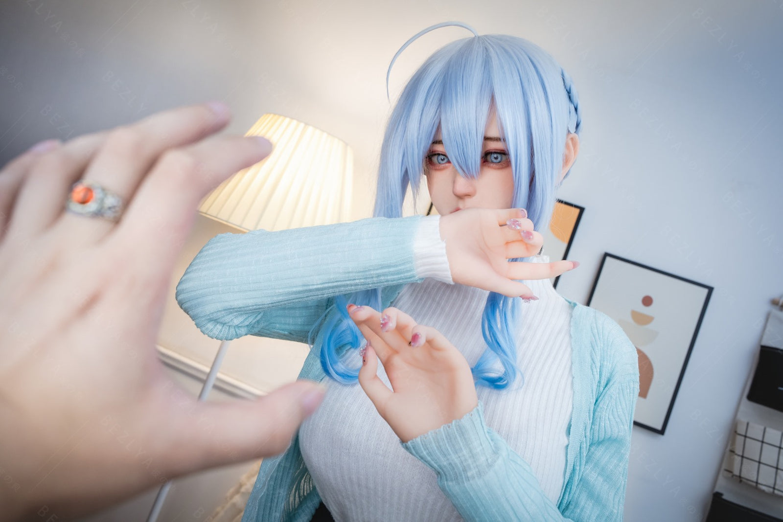 Campanule poupée sexuelle (Bezlya Doll Bonnet F 155 cm 2.0 TPE+Silicone)