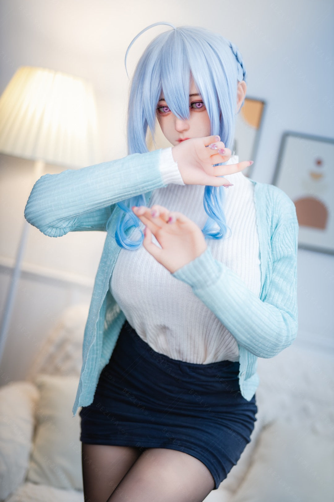 Campanule poupée sexuelle (Bezlya Doll Bonnet F 155 cm 2.0 TPE+Silicone)