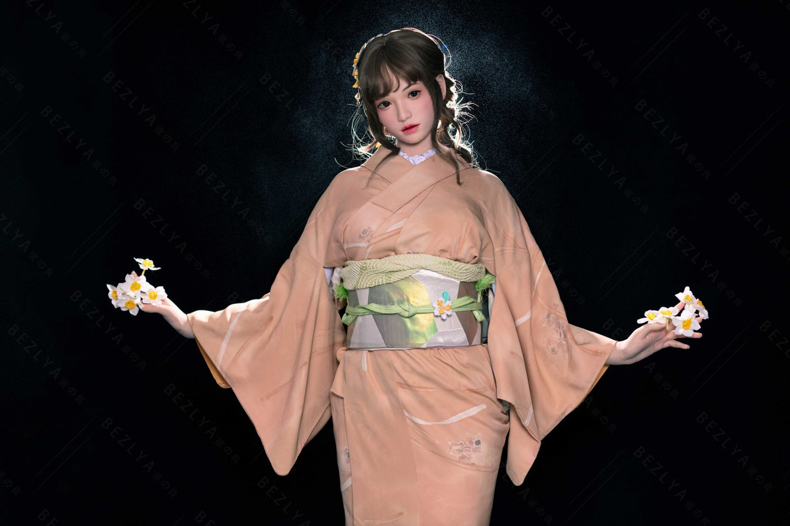 Hélianthe poupée sexuelle (Bezlya Doll 162 cm C-Cup 2.2U Silicone)