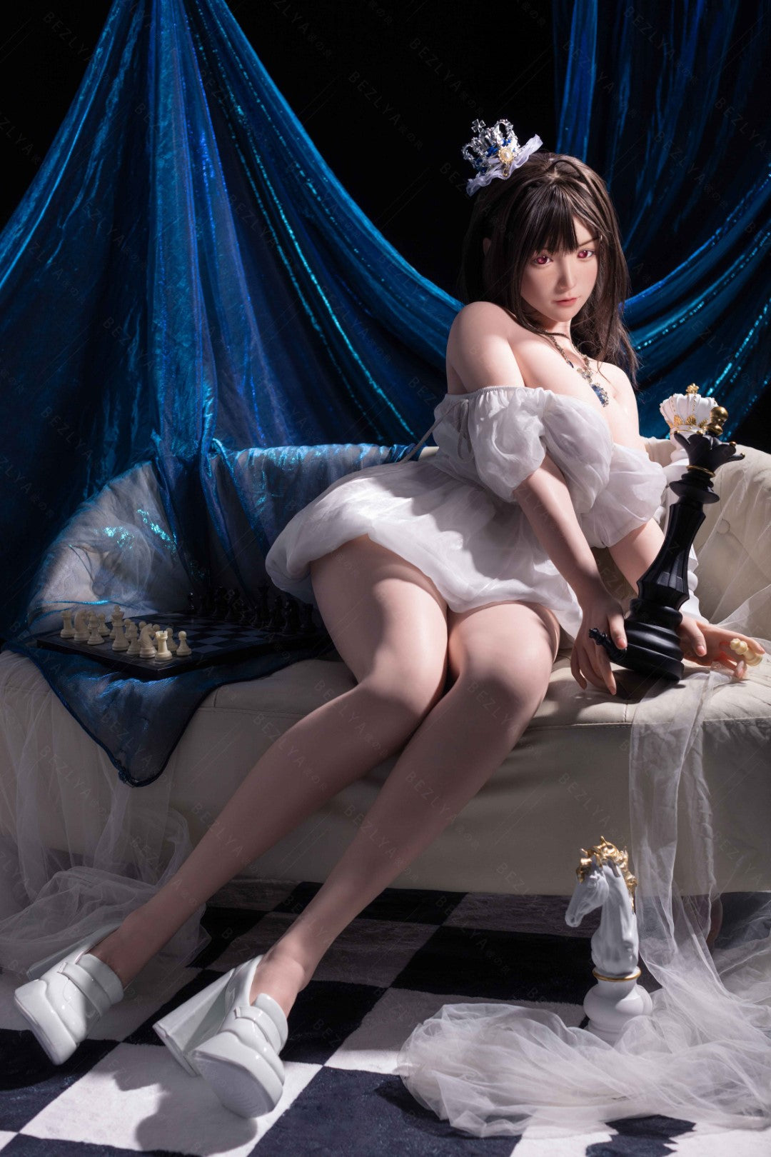 Gardénia poupée sexuelle (Bezlya Doll 160 cm bonnet G 2.2CF Silicone)