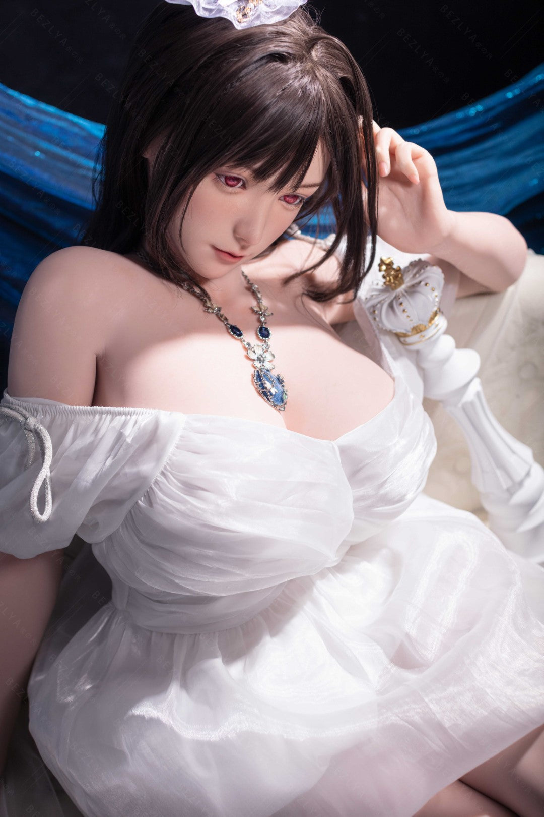 Gardénia poupée sexuelle (Bezlya Doll 160 cm bonnet G 2.2CF Silicone)