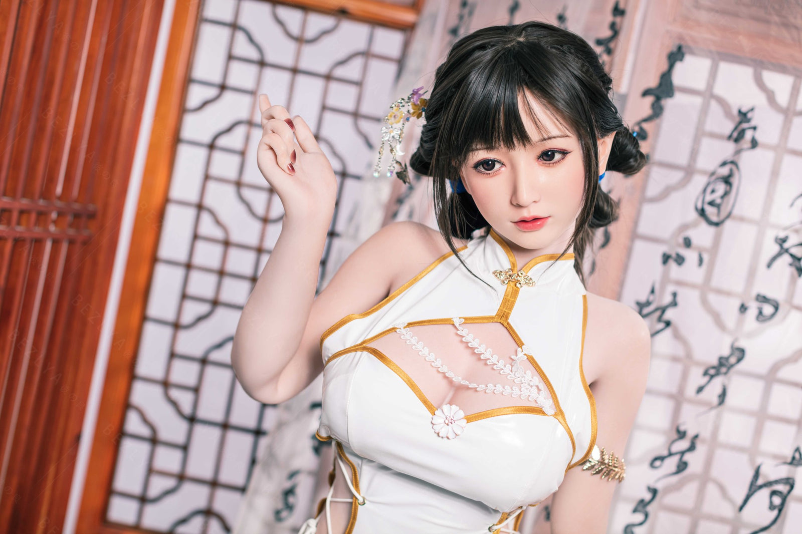 Platycodone poupée sexuelle (Bezlya Doll 155 cm E-cup 2.2CF Silicone)