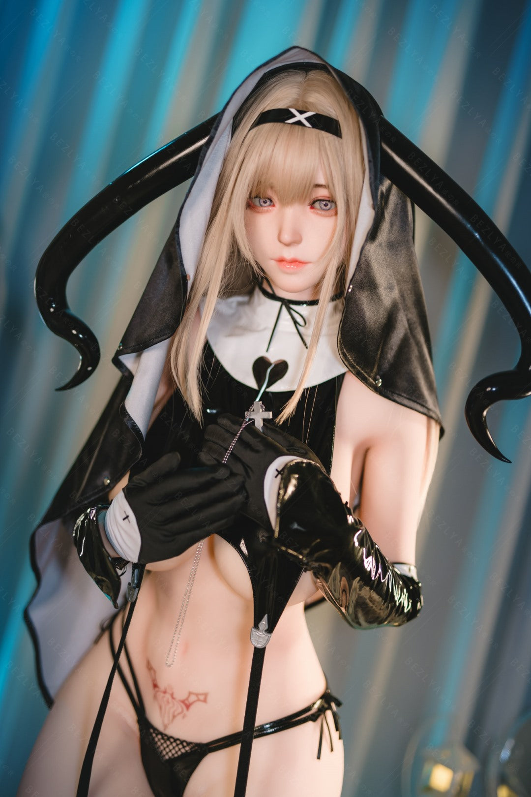 Campanule poupée sexuelle (Bezlya Doll Bonnet F 155 cm 2.0 TPE+Silicone)