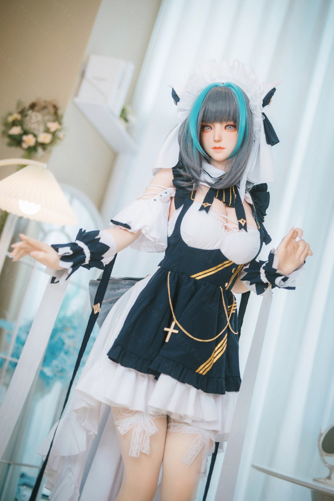 HMSCheshire poupée sexuelle (Bezlya Doll 155 cm E-cup 2.2CF Silicone)