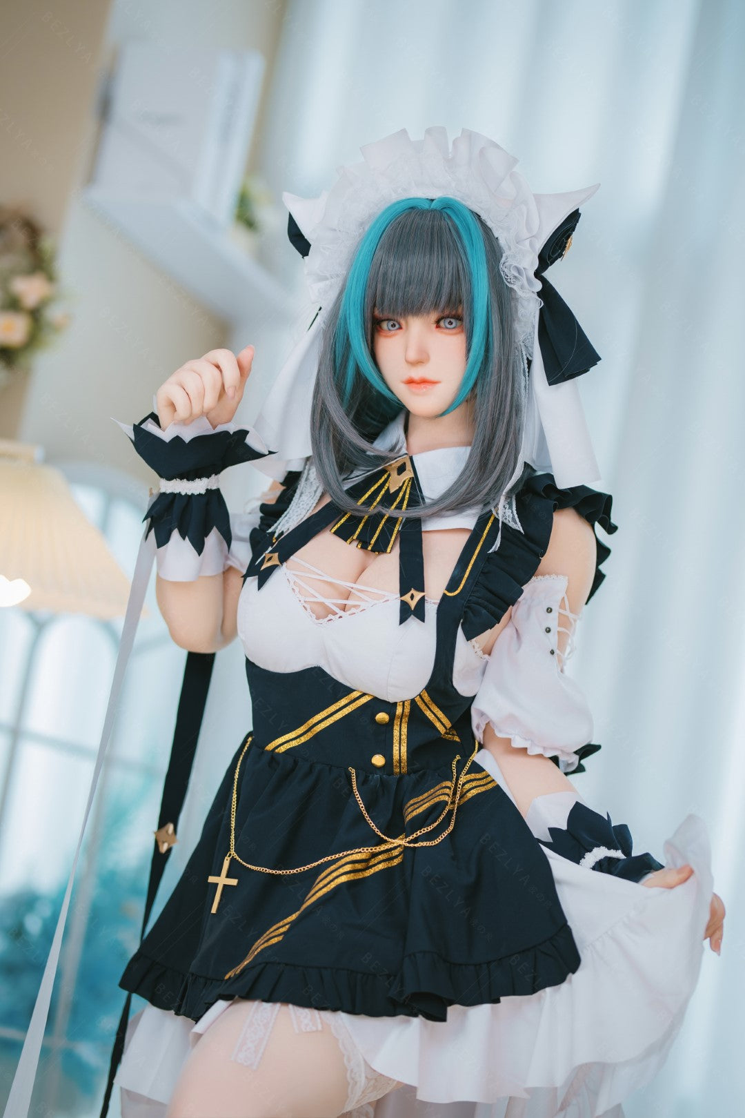 HMSCheshire poupée sexuelle (Bezlya Doll 155 cm E-cup 2.2CF Silicone)