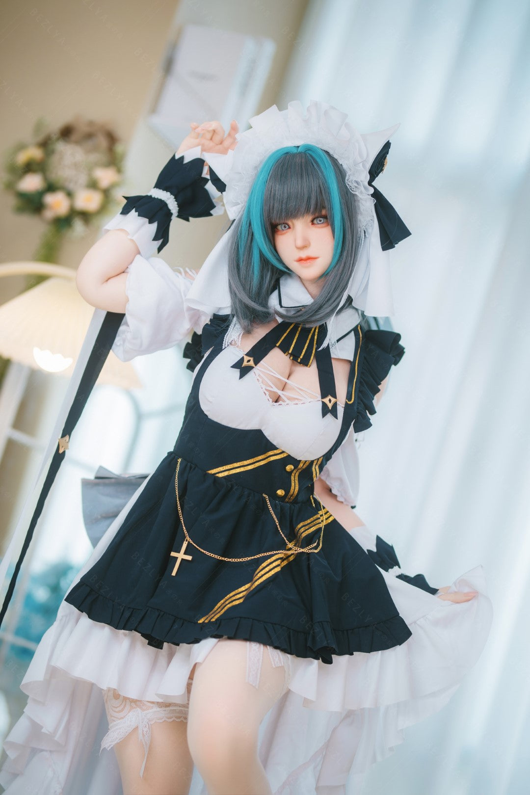 HMSCheshire poupée sexuelle (Bezlya Doll 155 cm E-cup 2.2CF Silicone)