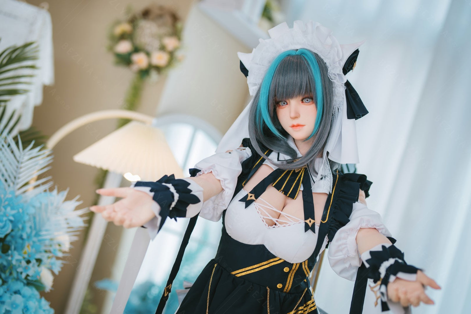 HMSCheshire poupée sexuelle (Bezlya Doll 155 cm E-cup 2.2CF Silicone)