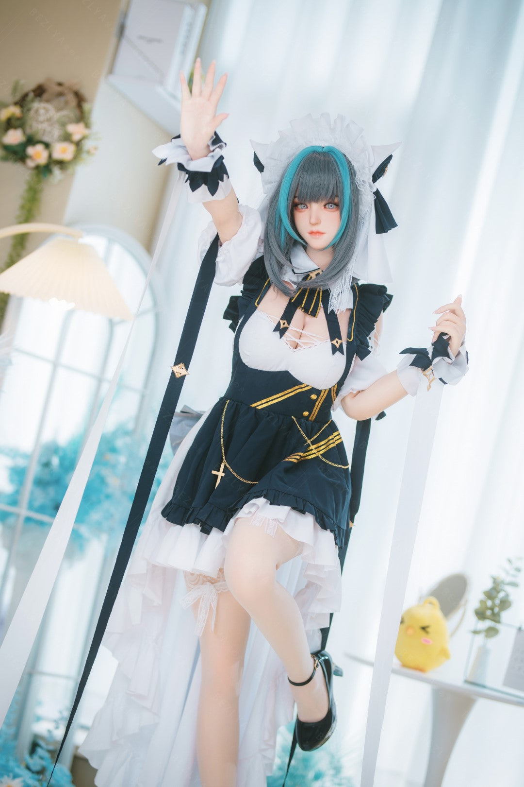 HMSCheshire poupée sexuelle (Bezlya Doll 155 cm E-cup 2.2CF Silicone)