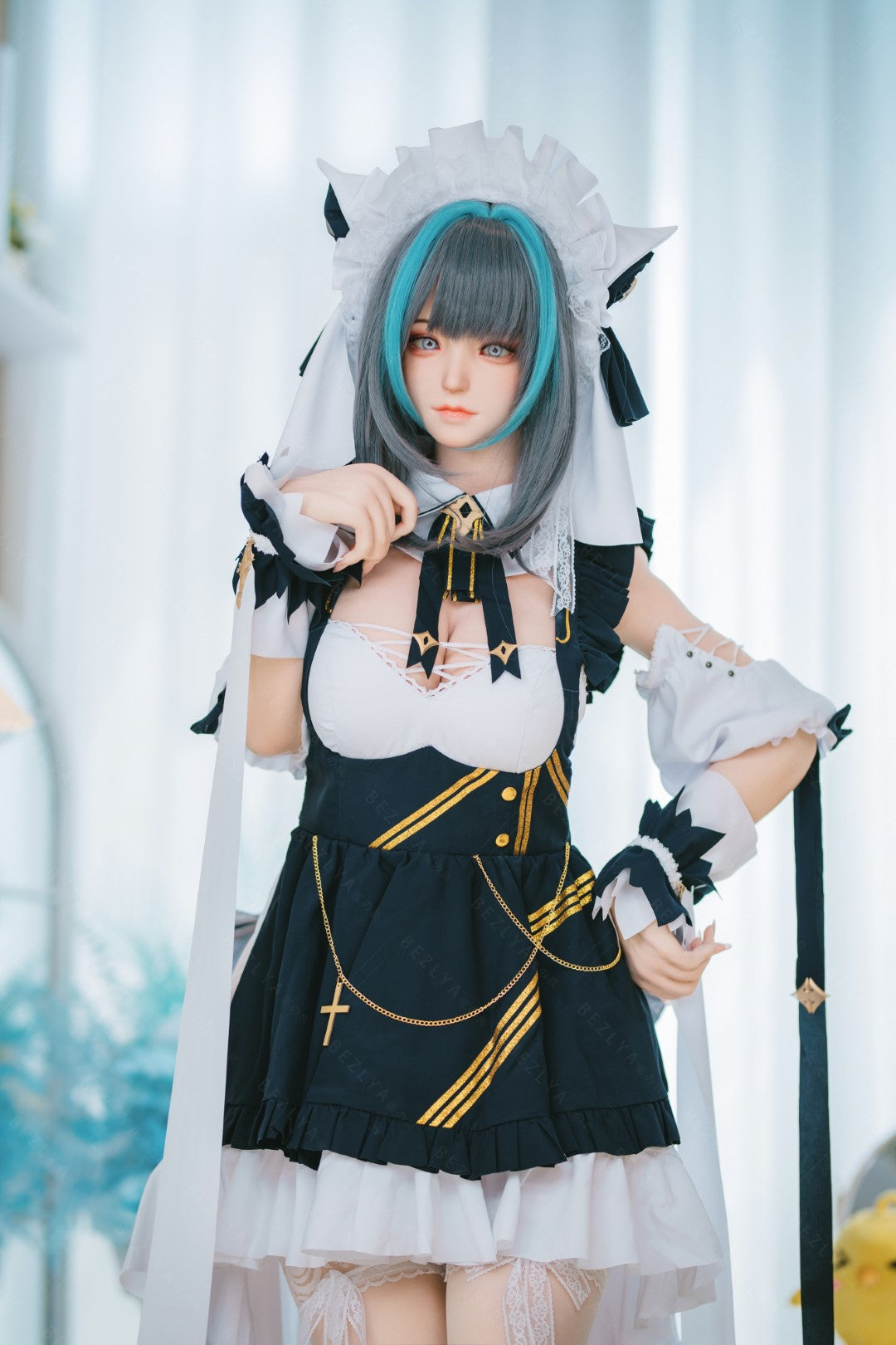 HMSCheshire poupée sexuelle (Bezlya Doll 155 cm E-cup 2.2CF Silicone)