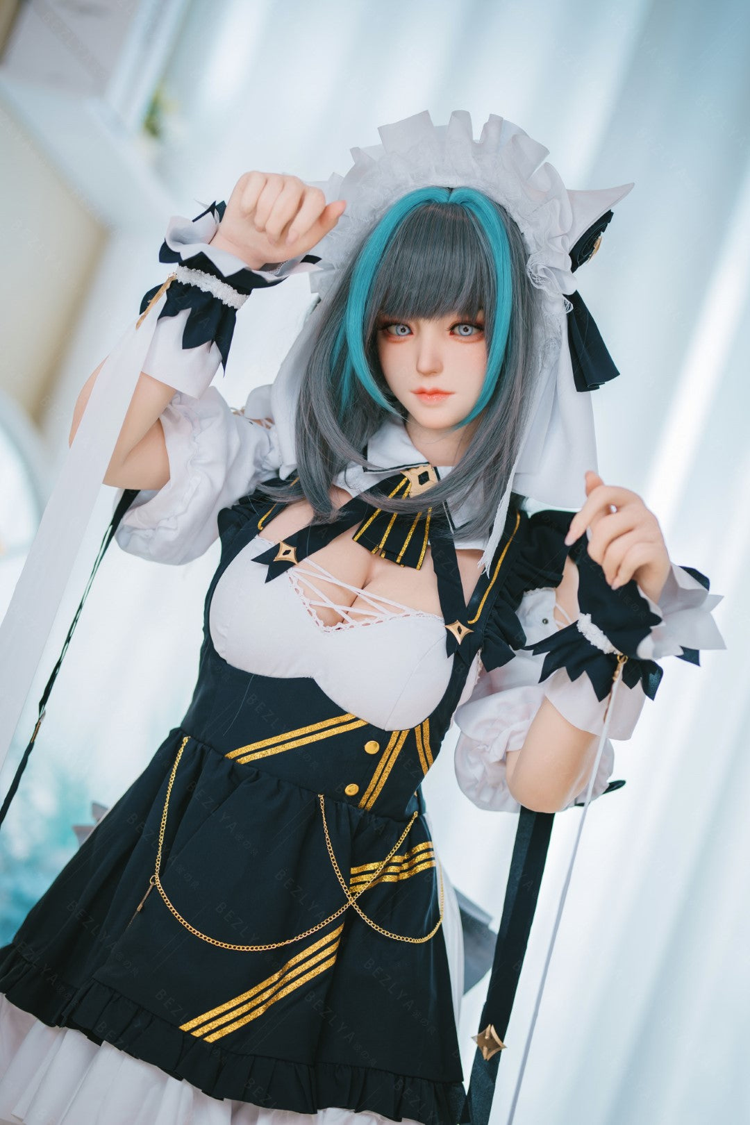 HMSCheshire poupée sexuelle (Bezlya Doll 155 cm E-cup 2.2CF Silicone)