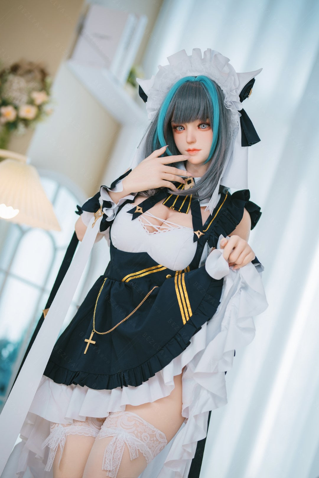 HMSCheshire poupée sexuelle (Bezlya Doll 155 cm E-cup 2.2CF Silicone)