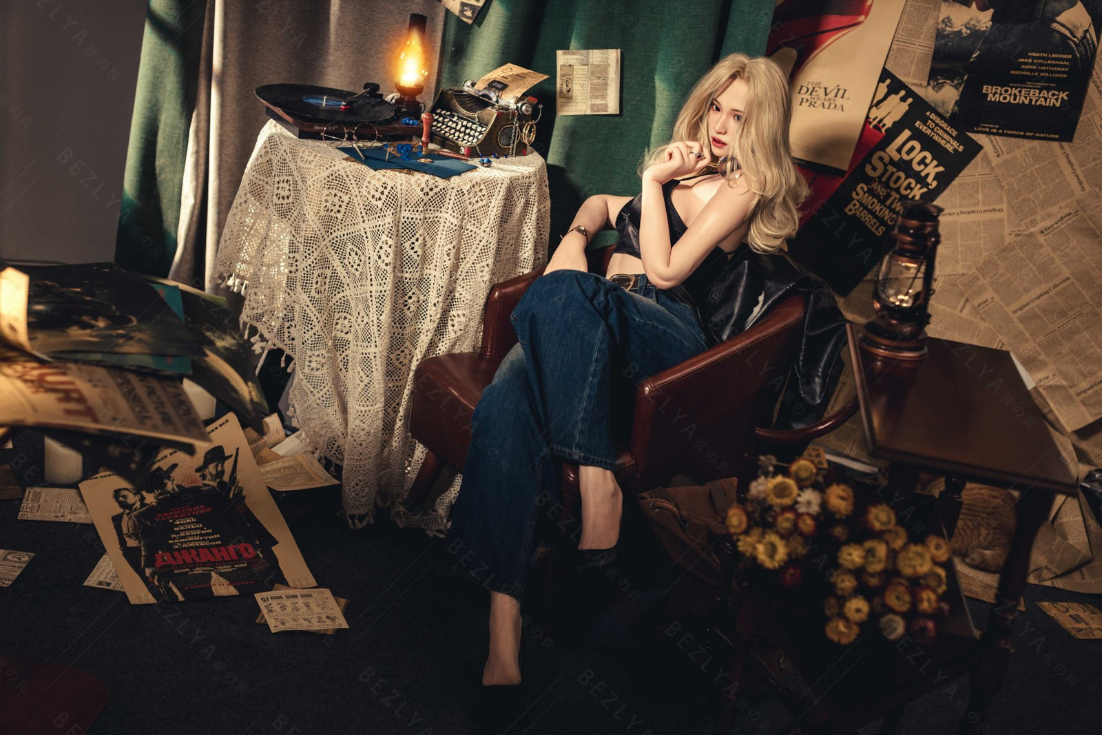 Hélianthe poupée sexuelle (Bezlya Doll 162 cm C-Cup 2.2U Silicone)