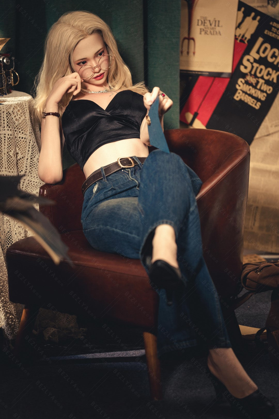 Hélianthe poupée sexuelle (Bezlya Doll 162 cm C-Cup 2.2U Silicone)