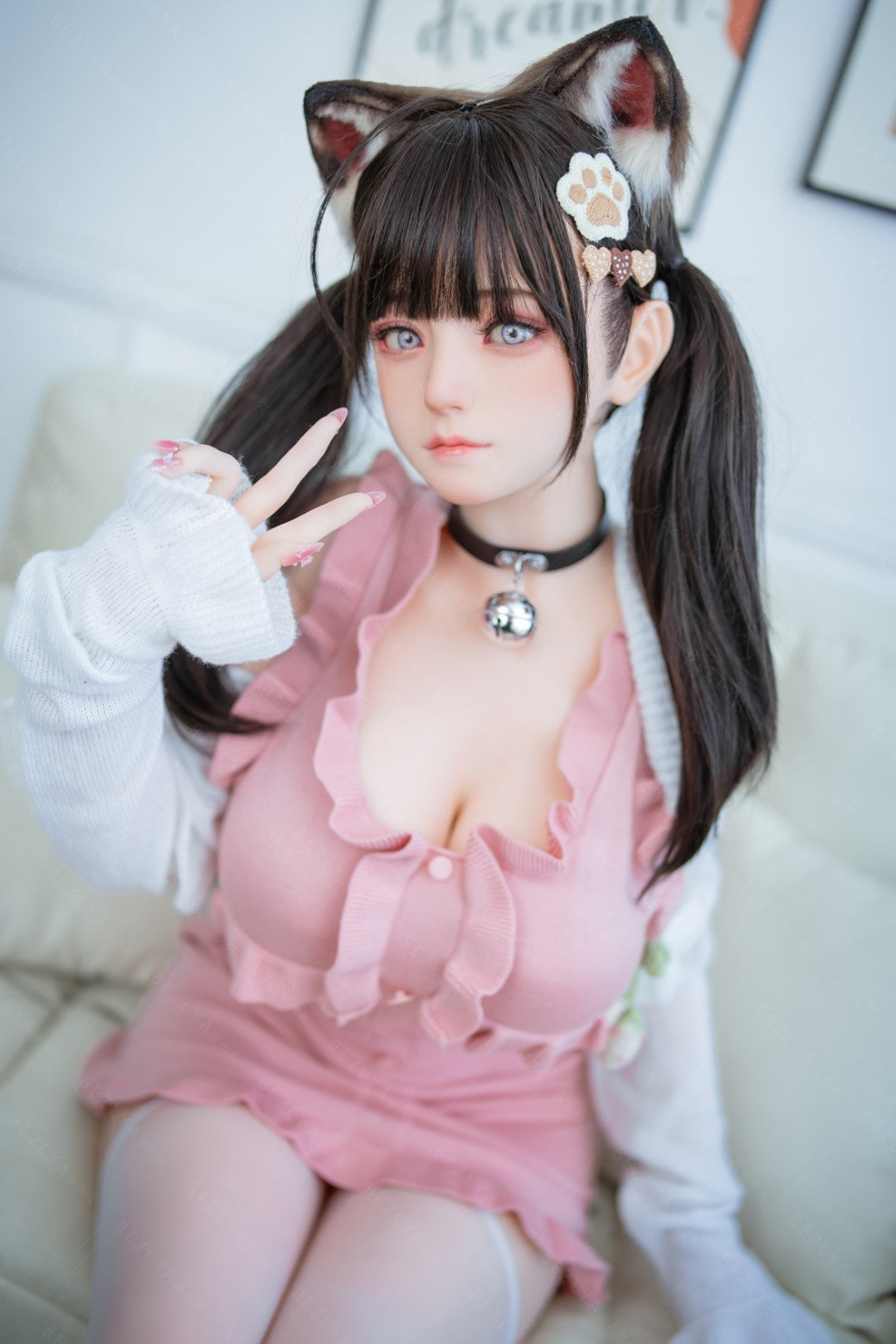 Campanule poupée sexuelle (Bezlya Doll Bonnet F 155 cm 2.0 TPE+Silicone)