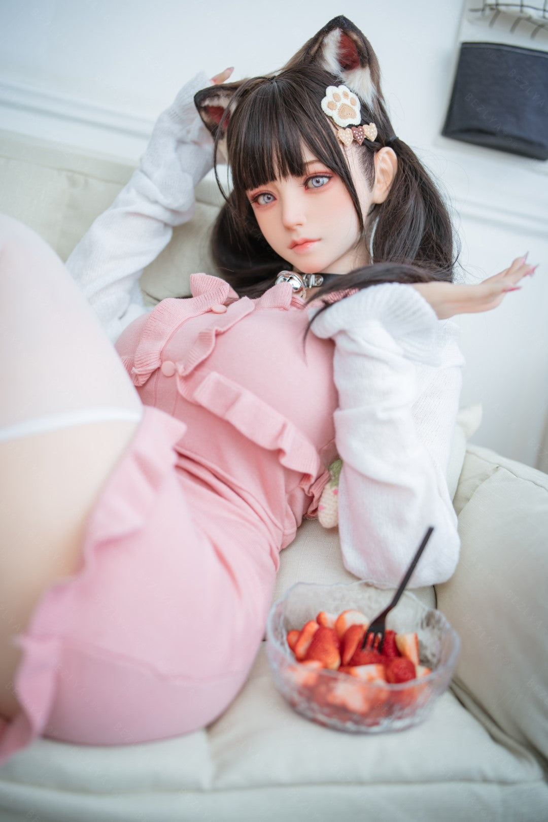 Campanule poupée sexuelle (Bezlya Doll Bonnet F 155 cm 2.0 TPE+Silicone)