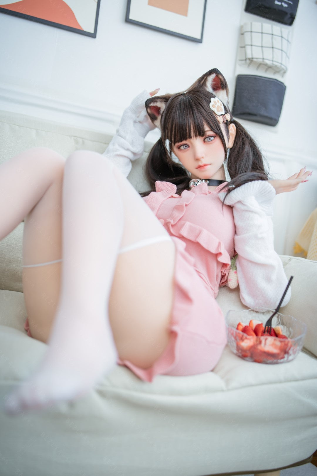 Campanule poupée sexuelle (Bezlya Doll Bonnet F 155 cm 2.0 TPE+Silicone)