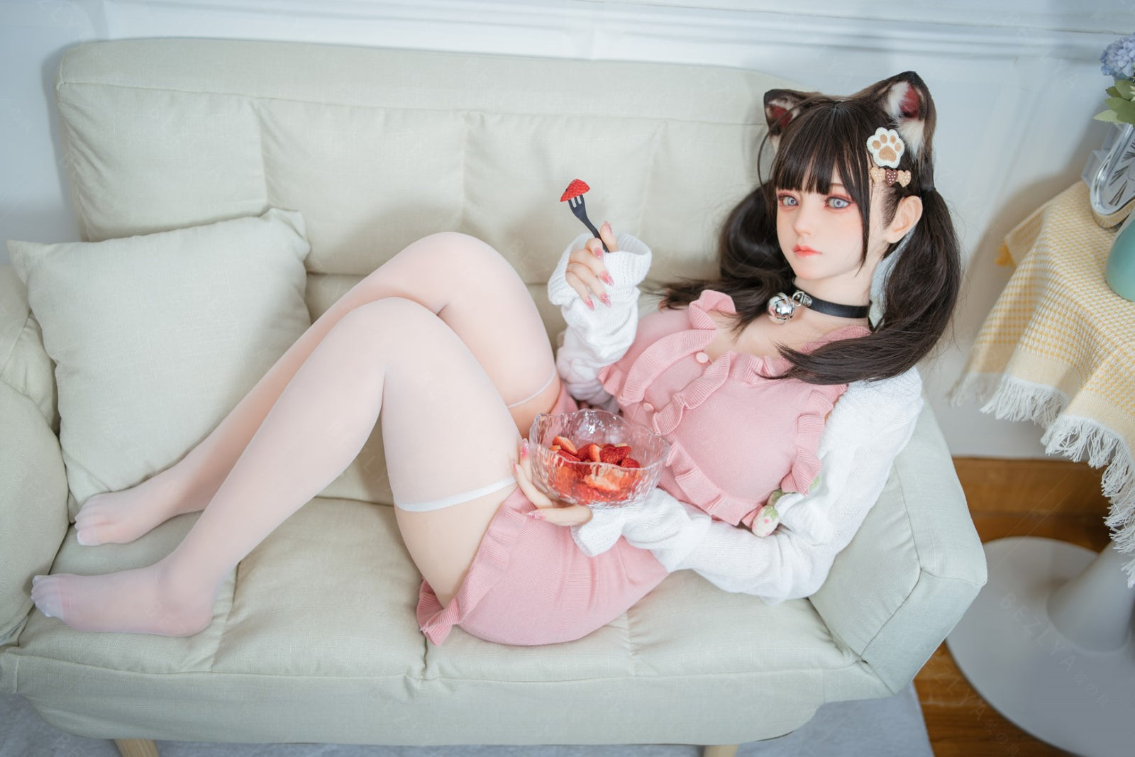 Campanule poupée sexuelle (Bezlya Doll Bonnet F 155 cm 2.0 TPE+Silicone)