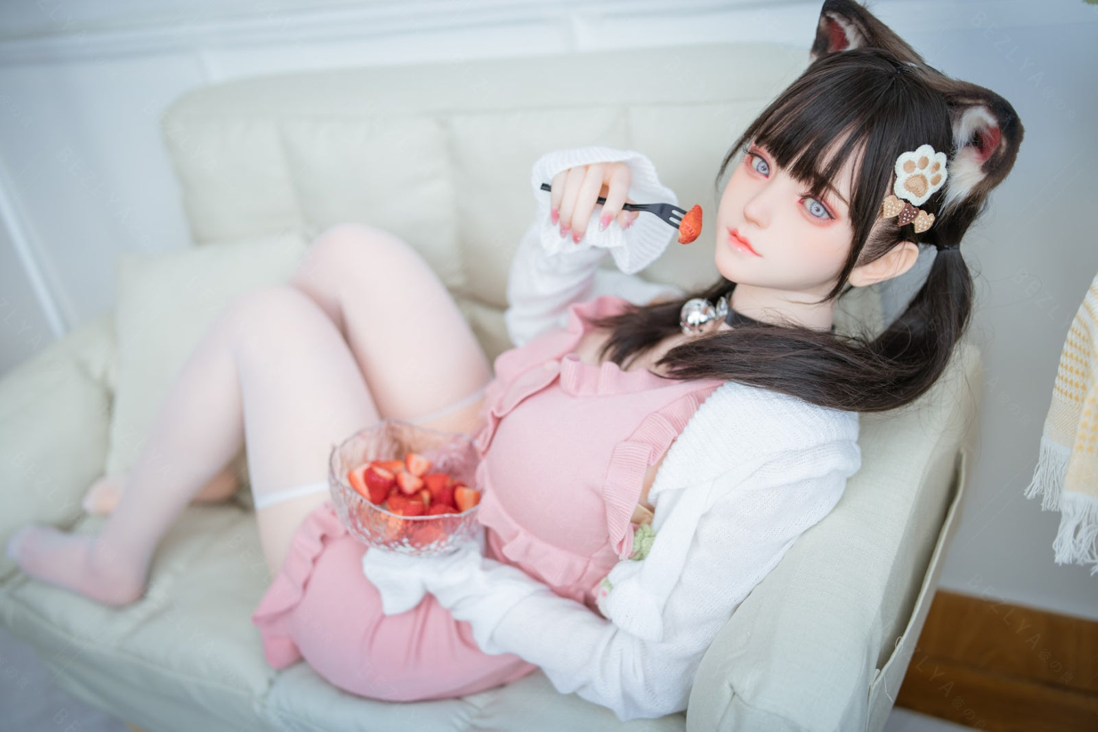 Campanule poupée sexuelle (Bezlya Doll Bonnet F 155 cm 2.0 TPE+Silicone)