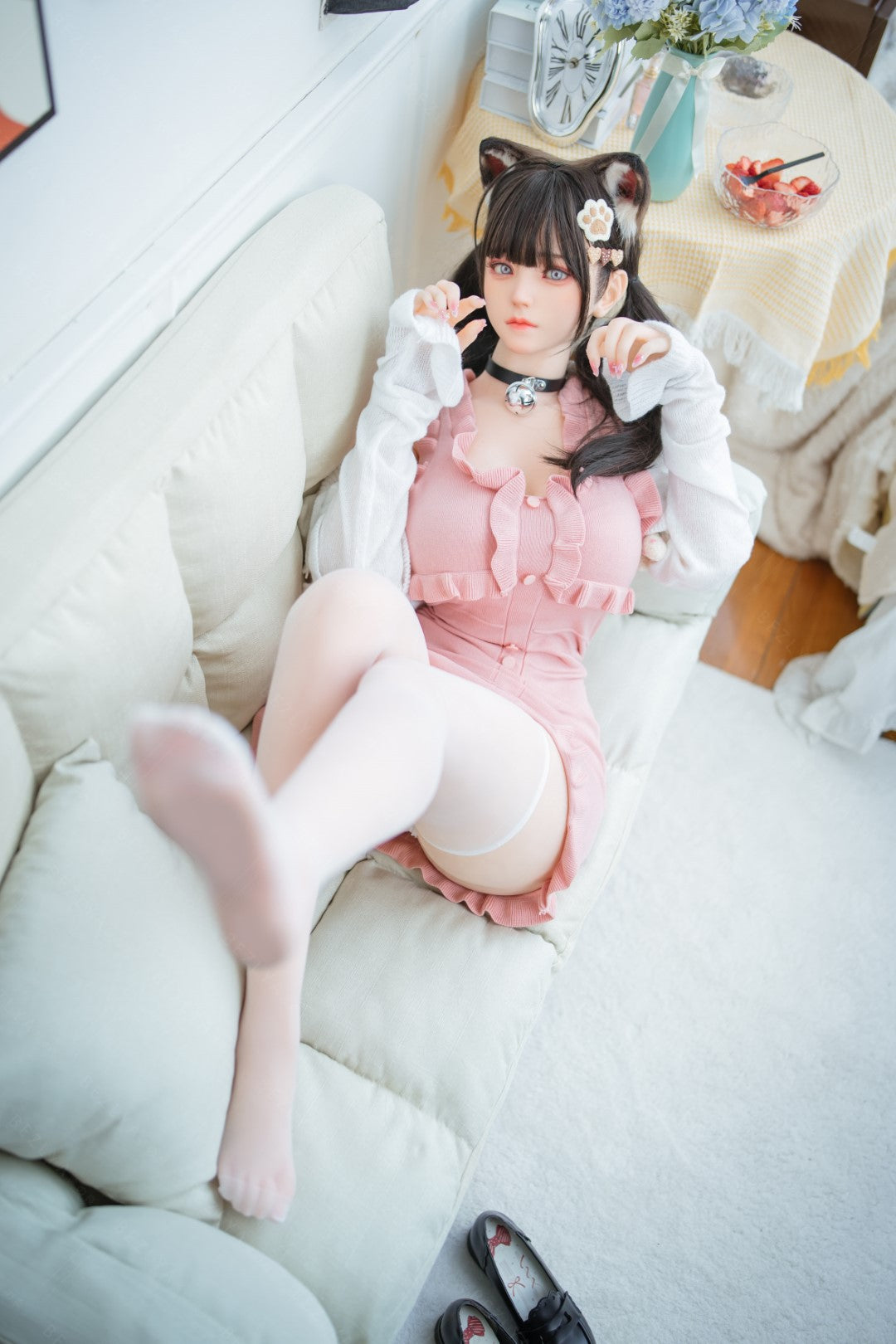 Campanule poupée sexuelle (Bezlya Doll Bonnet F 155 cm 2.0 TPE+Silicone)