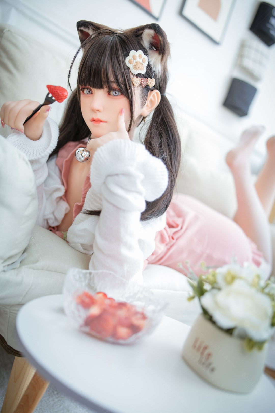 Campanule poupée sexuelle (Bezlya Doll Bonnet F 155 cm 2.0 TPE+Silicone)