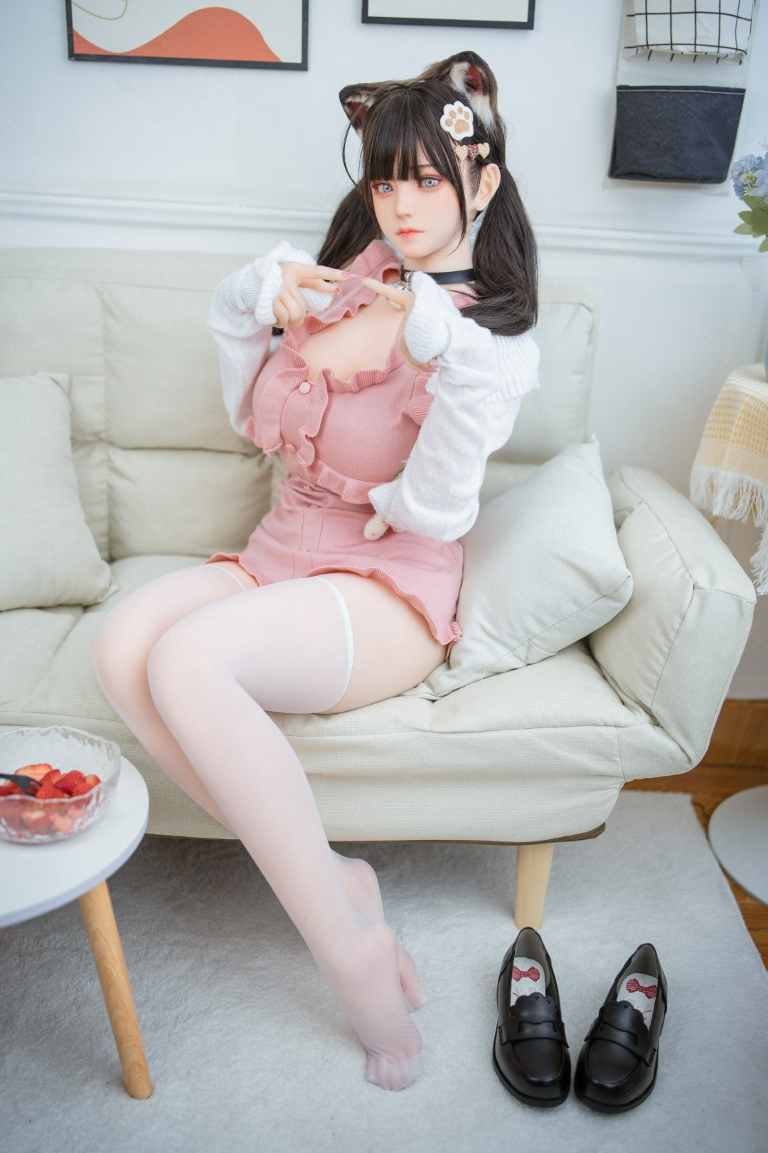 Campanule poupée sexuelle (Bezlya Doll Bonnet F 155 cm 2.0 TPE+Silicone)