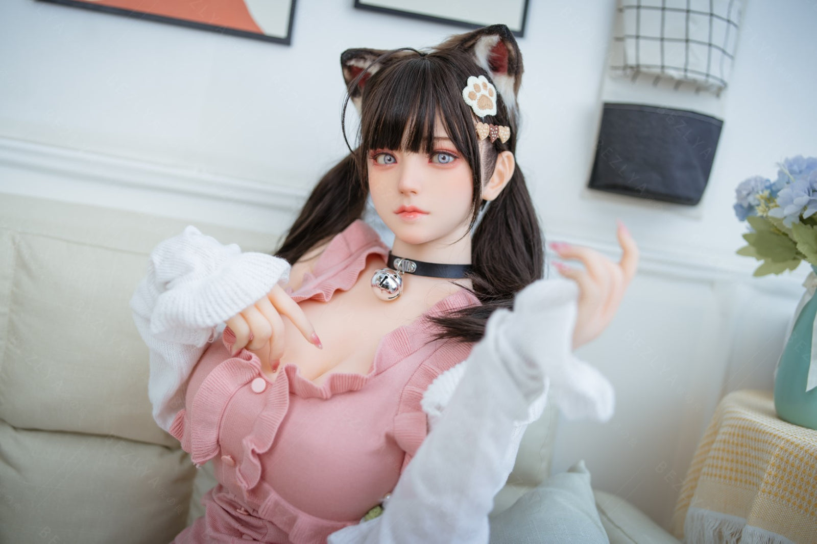 Campanule poupée sexuelle (Bezlya Doll Bonnet F 155 cm 2.0 TPE+Silicone)