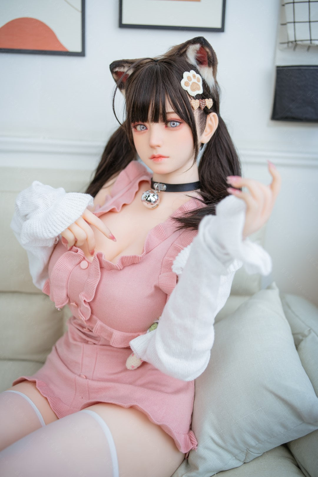 Campanule poupée sexuelle (Bezlya Doll Bonnet F 155 cm 2.0 TPE+Silicone)