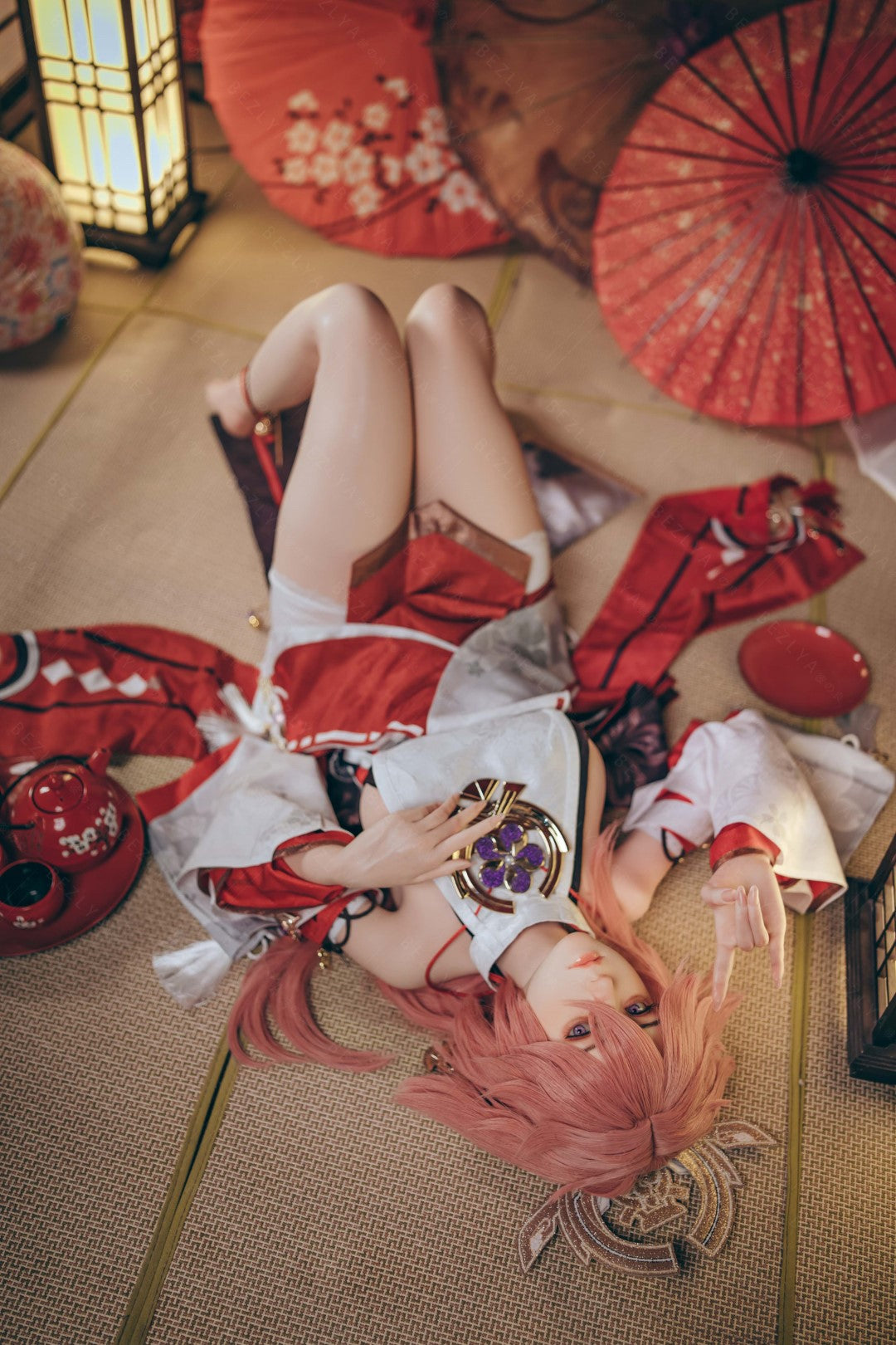 Yae Miko poupée sexuelle (Bezlya Doll 155 cm E-cup 2.2CF Silicone)