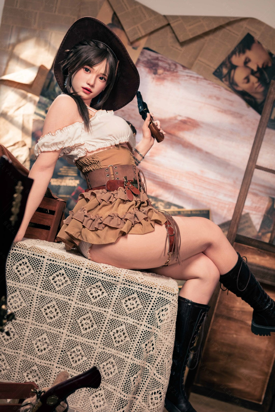 Hélianthe poupée sexuelle (Bezlya Doll 162 cm C-Cup 2.2U Silicone)