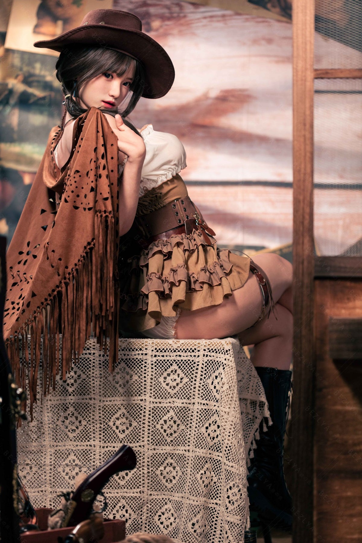 Hélianthe poupée sexuelle (Bezlya Doll 162 cm C-Cup 2.2U Silicone)