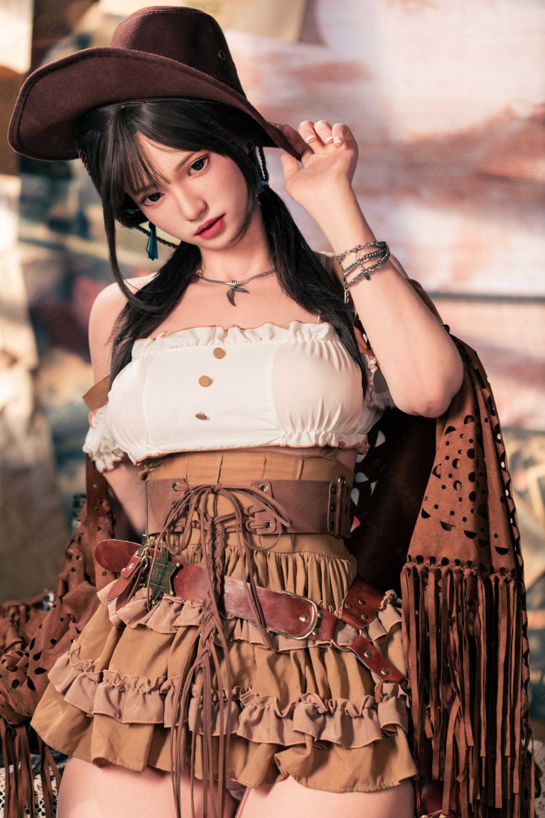 Hélianthe poupée sexuelle (Bezlya Doll 162 cm C-Cup 2.2U Silicone)