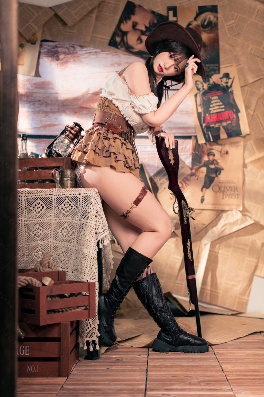 Hélianthe poupée sexuelle (Bezlya Doll 162 cm C-Cup 2.2U Silicone)