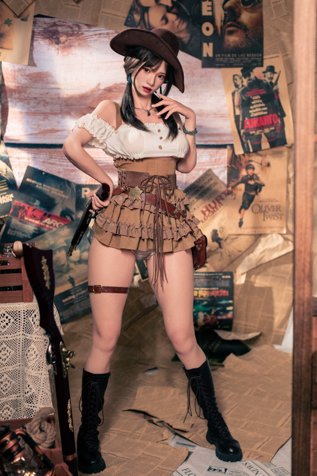 Hélianthe poupée sexuelle (Bezlya Doll 162 cm C-Cup 2.2U Silicone)