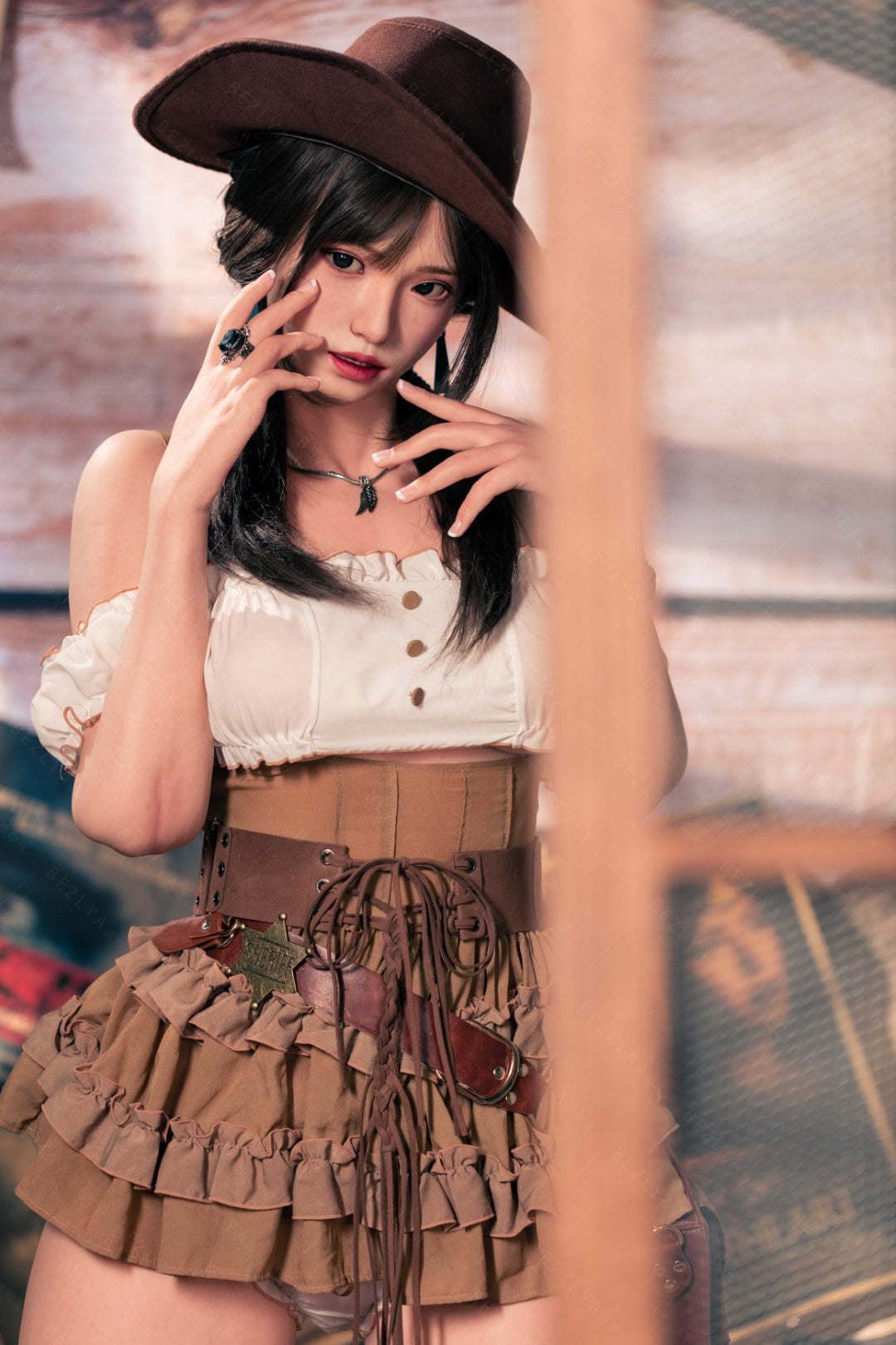 Hélianthe poupée sexuelle (Bezlya Doll 162 cm C-Cup 2.2U Silicone)