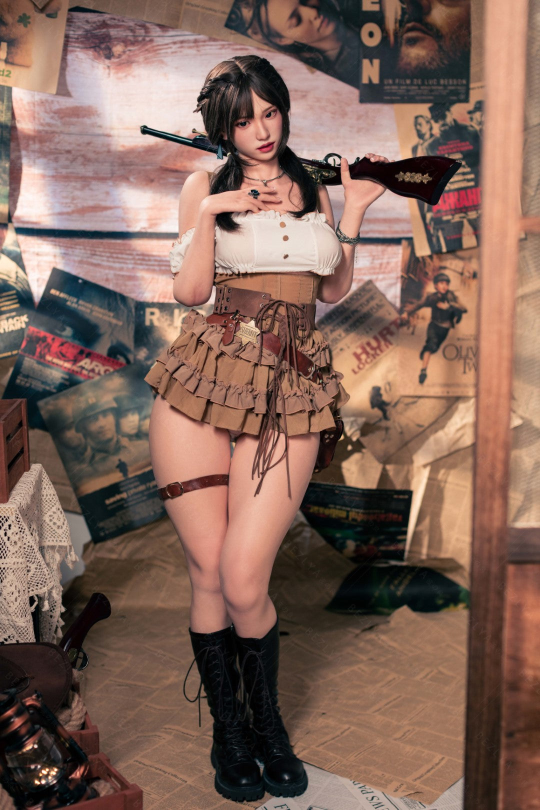 Hélianthe poupée sexuelle (Bezlya Doll 162 cm C-Cup 2.2U Silicone)