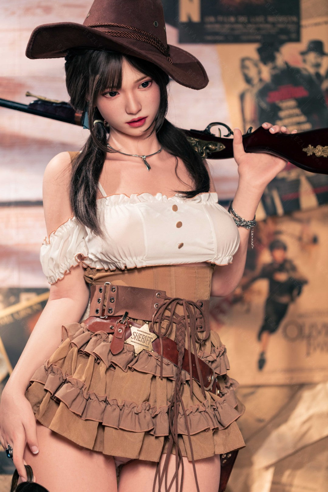 Hélianthe poupée sexuelle (Bezlya Doll 162 cm C-Cup 2.2U Silicone)